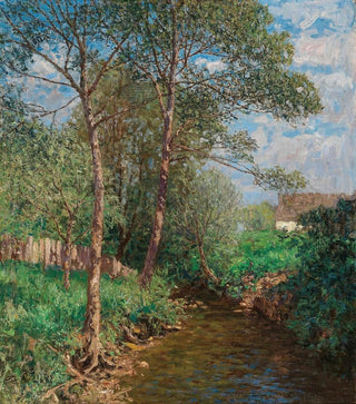 Alfred Zoff - Sonnige Bachlandschaft.webp
