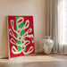 Reprodukcja obrazu Biała Alga na Czerwonym i Zielonym tle - Henri Matisse