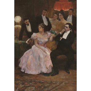 Alice Barber Stephens - A Formal Gathering.webp