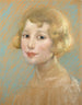 Blondynka dziewczynka - Alice Pike Barney — widok dzieła