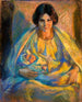 Par Lamplight - Alice Pike Barney — widok dzieła