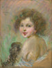 Dziecięcy z małpą - Alice Pike Barney — widok dzieła