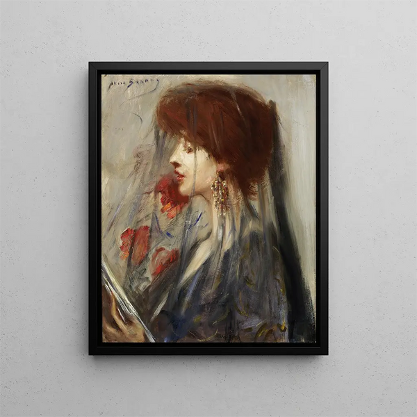 Książka marzeń - Alice Pike Barney — oprawiony obraz na ścianie