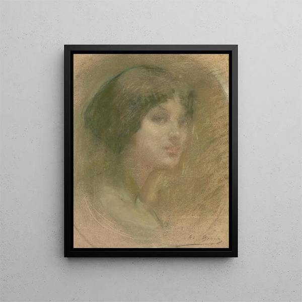 Kobieta z marzeń - Alice Pike Barney — oprawiony obraz na ścianie