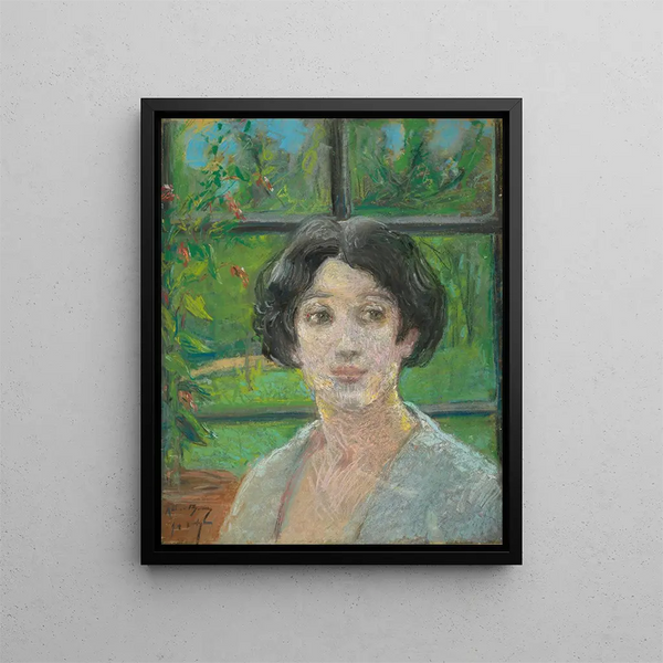 okno ogrodowe - Alice Pike Barney — oprawiony obraz na ścianie