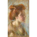 Młoda dziewczyna z włosami w stylu Titiena - Alice Pike Barney — widok dzieła
