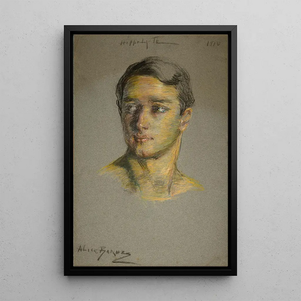 Hippolyte Thom - Alice Pike Barney — oprawiony obraz na ścianie