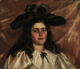 Laura Alice na dużym kapeluszu - Alice Pike Barney — widok dzieła