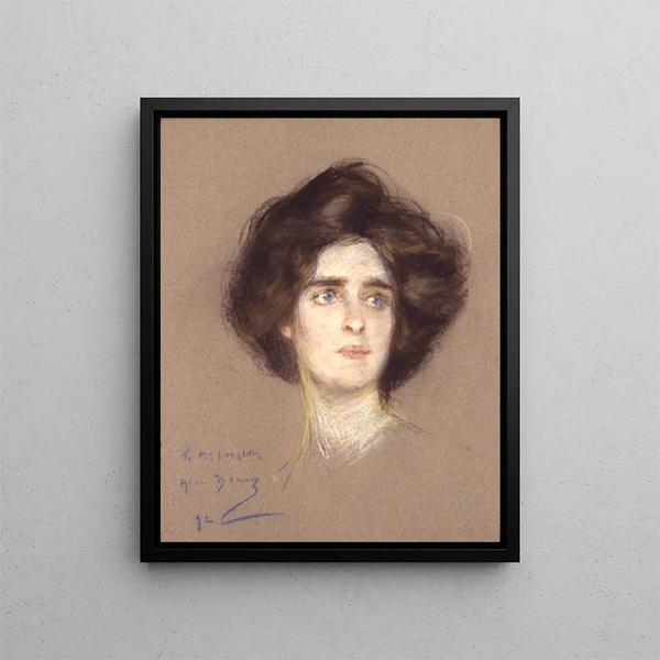 Laura Attentive - Alice Pike Barney — oprawiony obraz na ścianie