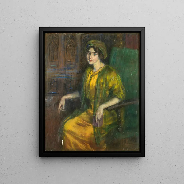 Laura Dreyfus Barney - Alice Pike Barney — oprawiony obraz na ścianie