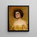 Laura w żółci - Alice Pike Barney — oprawiony obraz na ścianie