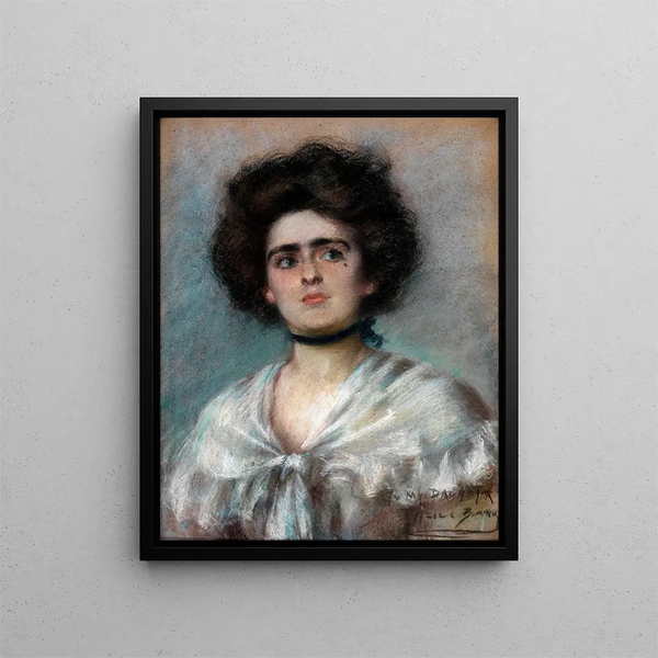 Laura z Fichu - Alice Pike Barney — oprawiony obraz na ścianie