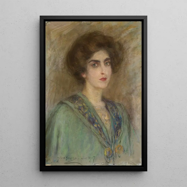 Reprodukcja obrazu Laura w zielonym płaszczu - Alice Pike Barney