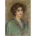 Reprodukcja obrazu Laura w zielonym płaszczu - Alice Pike Barney