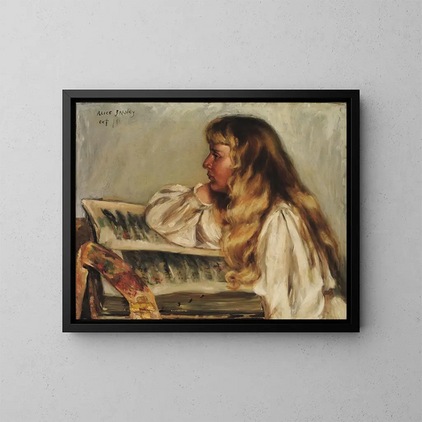 Natalie i Missal - Alice Pike Barney — oprawiony obraz na ścianie