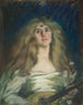 Natalie na mandolinie - Alice Pike Barney — widok dzieła