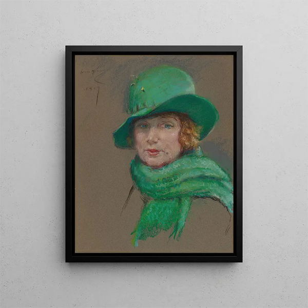 Odette Tyler Shepherd - Alice Pike Barney — oprawiony obraz na ścianie