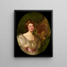autoportretu odbity w lustrze - Alice Pike Barney — oprawiony obraz na ścianie