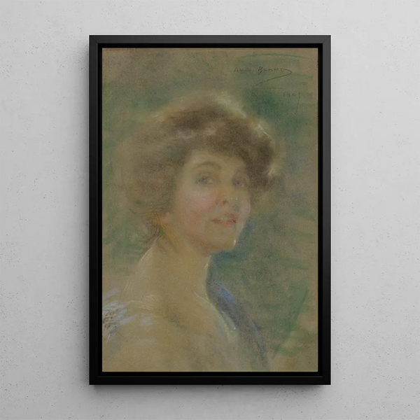 Reprodukcja obrazu autoportretu - Alice Pike Barney