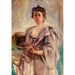 Autoportret w sukni malarskiej - Alice Pike Barney — widok dzieła