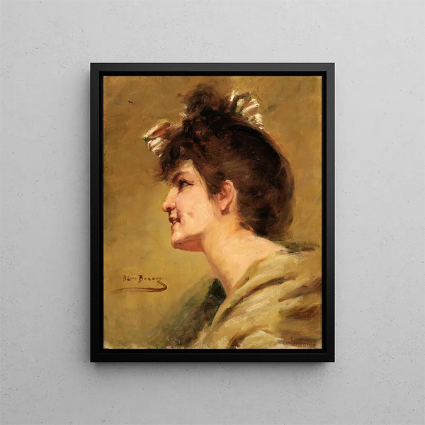 La fossette - Alice Pike Barney — oprawiony obraz na ścianie