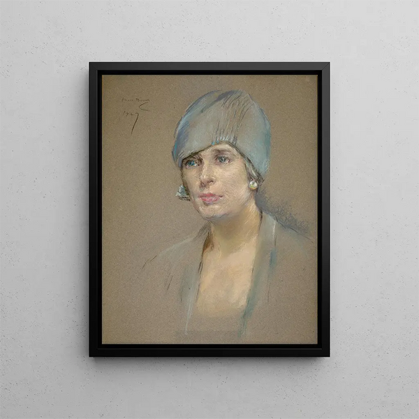 Le visiteur Mme Richard P. McCullough - Alice Pike Barney — oprawiony obraz na ścianie