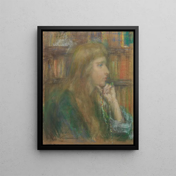 L'écrivaine Natalie Clifford Barney - Alice Pike Barney — oprawiony obraz na ścianie