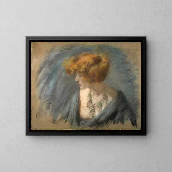Włosy Tytusa - Alice Pike Barney — oprawiony obraz na ścianie