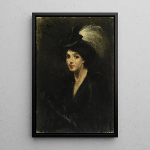 Biały raj - Alice Pike Barney — oprawiony obraz na ścianie