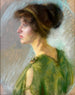 Młoda kobieta w zieleni - Alice Pike Barney — widok dzieła