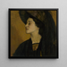Alla Nazimova - Edward Emerson Simmons — oprawiony obraz na ścianie