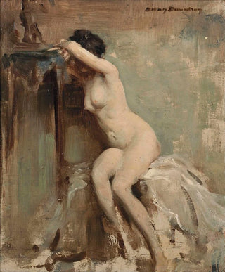 Allan Douglas Davidson - Seated nude.webp
