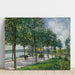 Reprodukcja obrazu Aleja kasztanowców - Alfred Sisley