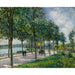 Reprodukcja obrazu Aleja kasztanowców - Alfred Sisley