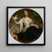 Alegoria Pokoju Kobiety z gołębiem - Anonimowy — prezentacja dzieła na ścianie