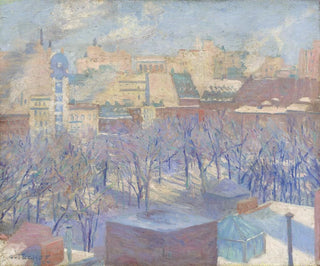 Madison Square Snow - Allen Tucker — widok dzieła