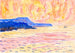 Aquarelle nr 6 Côte bleue - Allen Tucker — widok dzieła
