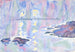 Aquarelle No 73 Błękit i Lawenda - Allen Tucker — widok dzieła