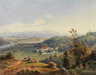 Alois Flad - Ansicht von Kloster Schftlarn.webp
