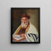 Portret rabina - Alois Heinrich Priechenfried — oprawiony obraz na ścianie