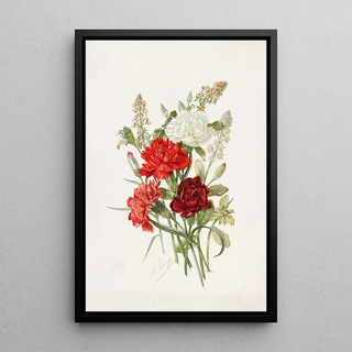 Alois Lunzer - Carnations and Mignonette.webp
