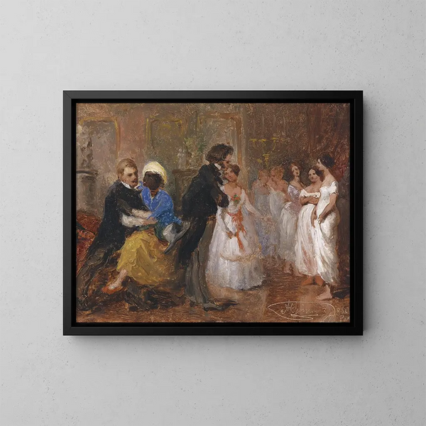 Dam kobiecych - Alois Schönn — oprawiony obraz na ścianie