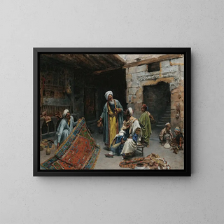 Alphons Leopold Mielich - The carpet merchant.webp