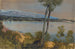 Górski Widok na jezioro - Alphonse Legros — widok dzieła