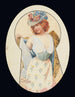 Przez dziurkę od klucza - Alphonse Mucha — widok dzieła