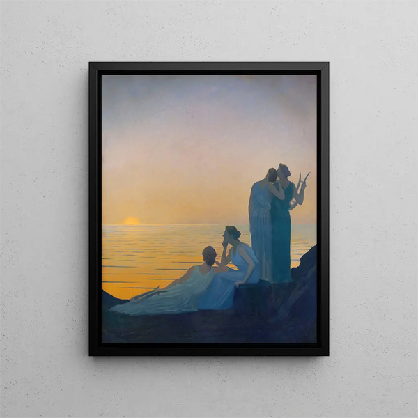 wieczorny antyczny - Alphonse Osbert — oprawiony obraz na ścianie