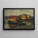 Po deszczu - Amaldus Nielsen — oprawiony obraz na ścianie