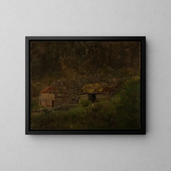 Le Mandal de Holtet - Amaldus Nielsen — oprawiony obraz na ścianie