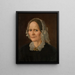 Portret matki artysty - Amaldus Nielsen — oprawiony obraz na ścianie