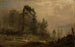 pejzażu leśnego we mgle - Amaldus Nielsen — widok dzieła